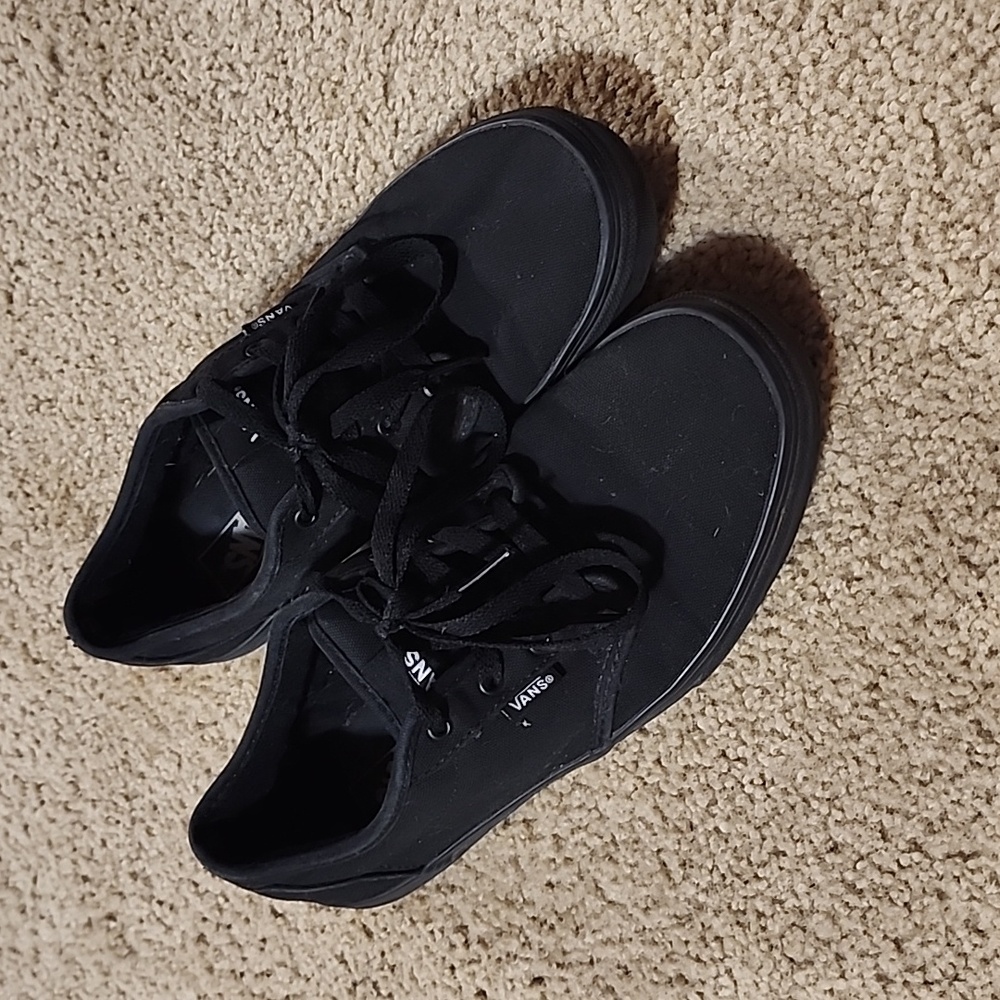 Vans Kids Black Sneakers
